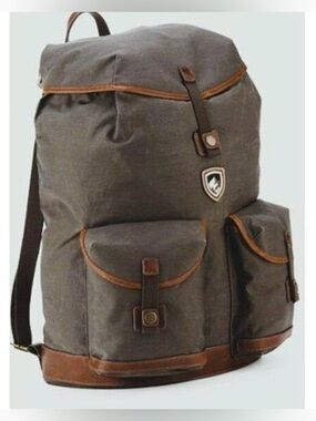 KÜHL Maraudr Rucksack Backpack – Vintage Style - Waxed Canvas & Leather – NWT